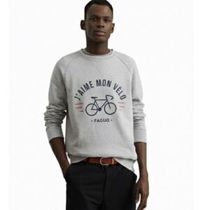 Faguo “The Darney” Grey Sweatshirt Size Large New Without Tags!